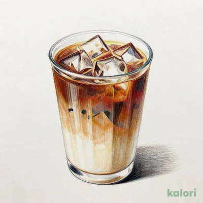 アイス黒蜜カフェ・オーレ