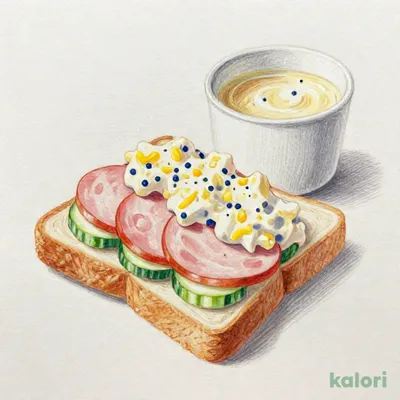 ハムキュウリサンド