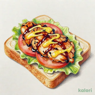 ありたどり照り焼きチキンとハニーマスタードのプレミアムサンド