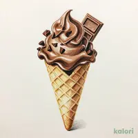 セブンティーンアイス ワッフルコーンショコラ 生チョコ仕立て