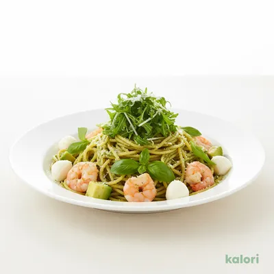 Shrimp, Avocado, and Mozzarella Cheese Genovese
