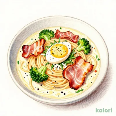 Hearty Carbonara Soup Spaghetti