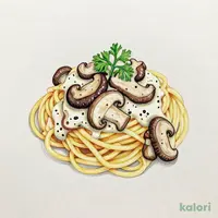 5種のきのこのポルチーニクリームソース