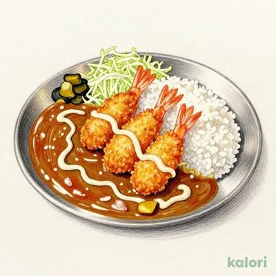 エビフライカレー