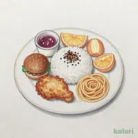 お子様ランチ（ふりかけご飯）