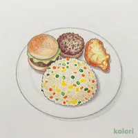 お子様ランチ（五目ちゃーはん）