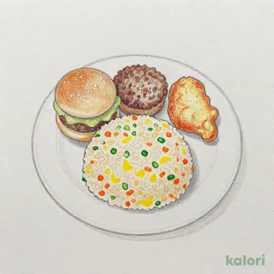 お子様ランチ（五目ちゃーはん）