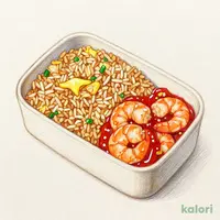エビチリ＆チャーハン弁当