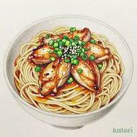 ネギ塩鶏あえそば