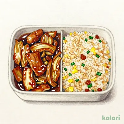 ホイコーロー＆チャーハン弁当