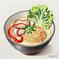 レタスチャーハンとらーめんのセット（旨辛とんこつ）
