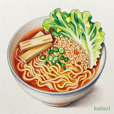 レタスチャーハンとらーめんのセット（旨辛みそ）