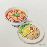レタスチャーハンセット（旨辛しょうゆ）