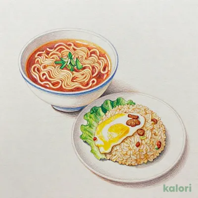 レタスチャーハンセット（旨辛しょうゆ）