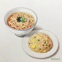 五目チャーハンセット（ざるらーめん）
