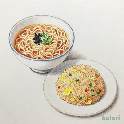 五目チャーハンセット（ざるらーめん）