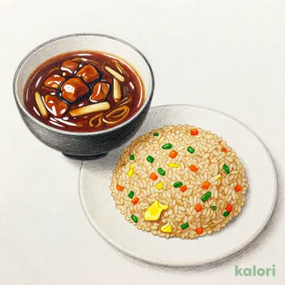 五目チャーハンセット（濃厚つけ麺）