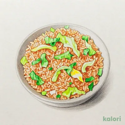 半チャーハン（レタス）（スープなし）