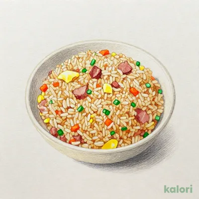半チャーハン（五目）（スープなし）