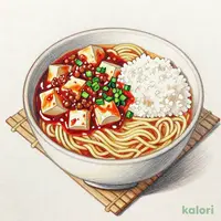 四川風マーボーセット（ざるらーめん）