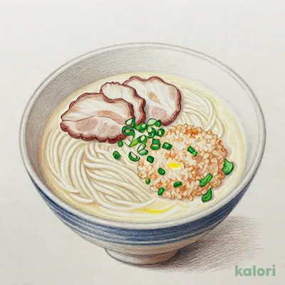 新満腹セット（レタスチャーハンととんこつらーめん）
