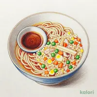 新満腹セット（五目チャーハンとざるらーめん）