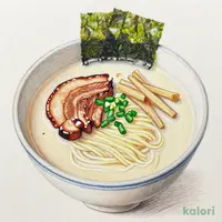 普通のとんこつらーめん
