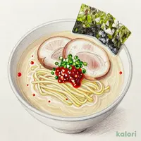 普通のとんこつらーめん（旨辛）