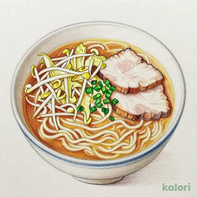 普通のみそらーめん