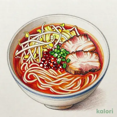 普通のみそらーめん（旨辛）