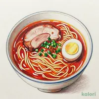 普通のらーめん（旨辛）