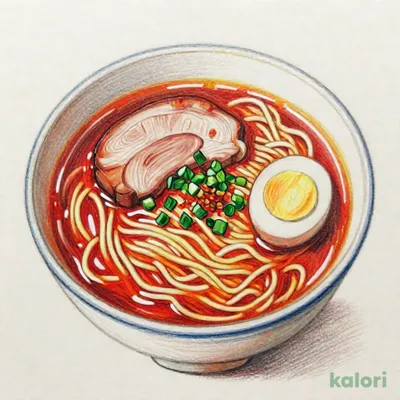 普通のらーめん（旨辛）