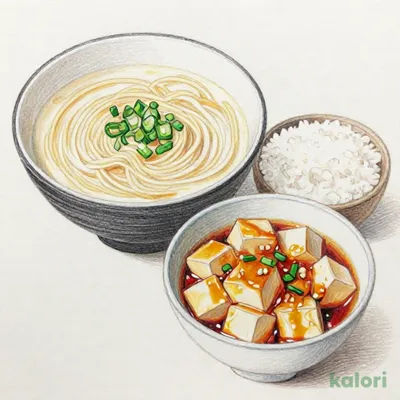 甘口マーボーセット（とんこつ）