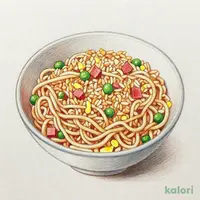 肉みそタンタンめんと五目チャーハンのセット