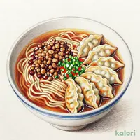 肉みそタンタンめんと浜松餃子のセット