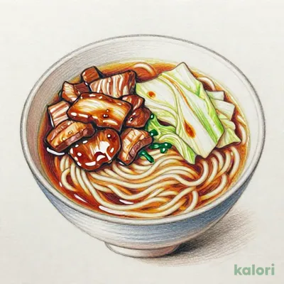 豚肉とキャベツのホイコーローとらーめんのセット（濃厚つけ麺）