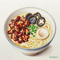 豚肉のバーベキューソース炒めとらーめんのセット（とんこつ）