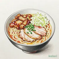 豚肉の中華風しょうが焼きとらーめんのセット(旨辛とんこつ)