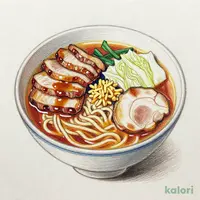 豚肉の中華風しょうが焼きとらーめんのセット（旨辛みそ）