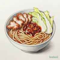豚肉の中華風しょうが焼きとらーめんのセット（濃厚つけ麺）