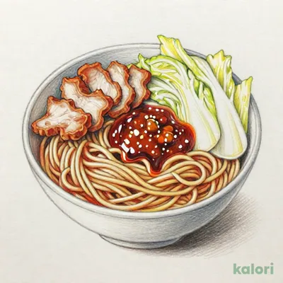 豚肉の中華風しょうが焼きとらーめんのセット（濃厚つけ麺）
