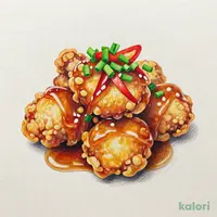 鶏のから揚げユーリンチ風