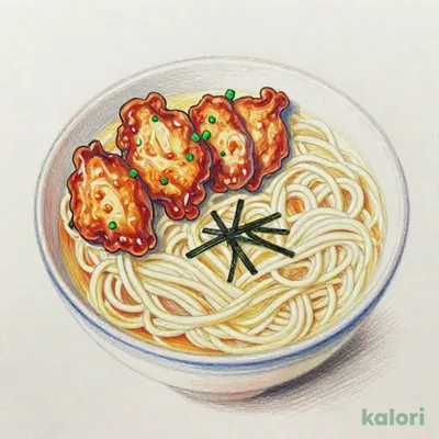 鶏のから揚げユーリンチ風セット（ざるらーめん）