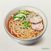 たっぷり新鮮野菜炒めとらーめんのセット(みそ)