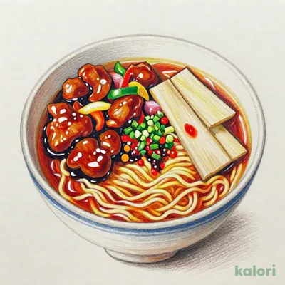 たっぷり黒酢酢豚とらーめんのセット（旨辛しょうゆ）