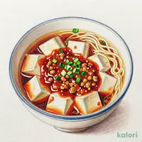 四川風マーボーとらーめんのセット(しょうゆ)