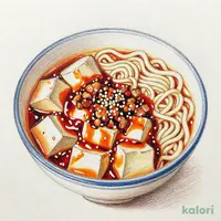 四川風マーボーとらーめんのセット（タンタンめん）