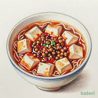 四川風マーボーとらーめんのセット（旨辛しょうゆ）