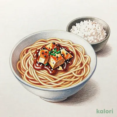 四川風マーボーとらーめんのセット（濃厚つけ麺）