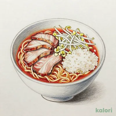 旨辛豚そば 小ライス付